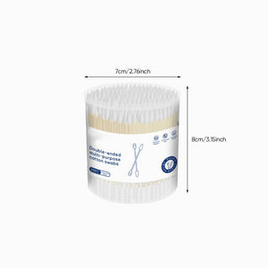 Double-ended cotton swabs