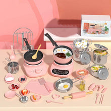 Load image into Gallery viewer, Children&#39;s Real Cooking Mini Kitchen Toys - 22 PCS Set