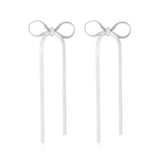 Load image into Gallery viewer, Bow Drop Dangle Earrings