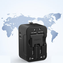 Load image into Gallery viewer, Universal Travel Adapter with Dual USB Ports