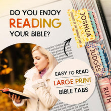 Load image into Gallery viewer, 🌸Floral Bible Tabs 66 Peel-and-Stick