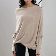 Load image into Gallery viewer, Knitted Shawl Pullover Sweater
