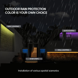 Music Sync Color Changing Strip Lights with Remote and App Control