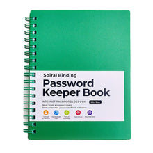 Load image into Gallery viewer, A6 Coil Password Keeper Book