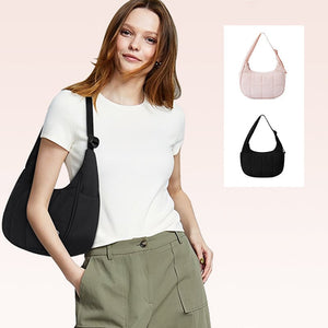 Puffer Crescent Shoulder Bag
