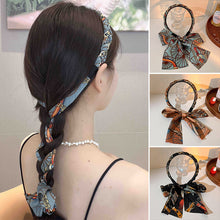 Load image into Gallery viewer, Retro Long Ribbon Headband