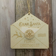 Load image into Gallery viewer, Letter to Santa Christmas Ornament