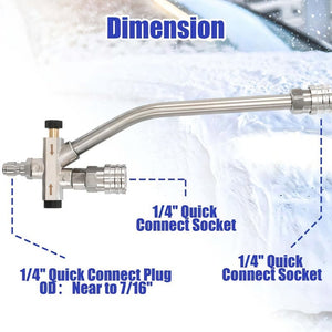 Enhance Your Car Washing Experience - Sakerplus Foam Cannon Dual Connector Accessory