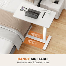 Load image into Gallery viewer, SAKER Hidden Casters Adjustable Bedside Table