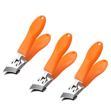 Load image into Gallery viewer, Wide Jaw Opening Anti-Splash Slanted Nail Clipper