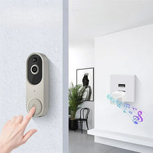 Load image into Gallery viewer, Wireless Smart Doorbell Camera – Outdoor Surveillance with HD Night Vision