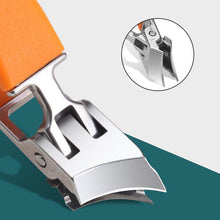 Load image into Gallery viewer, Wide Jaw Opening Anti-Splash Slanted Nail Clipper