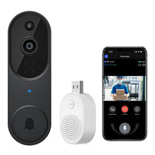 Load image into Gallery viewer, Wireless Smart Doorbell Camera – Outdoor Surveillance with HD Night Vision