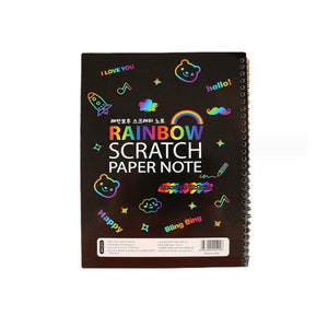 🌈Rainbow Scratch Art Notebook