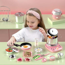 Load image into Gallery viewer, Children&#39;s Real Cooking Mini Kitchen Toys - 22 PCS Set