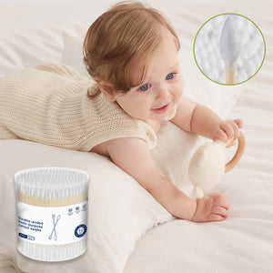 Double-ended cotton swabs