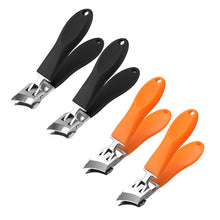 Load image into Gallery viewer, Wide Jaw Opening Anti-Splash Slanted Nail Clipper
