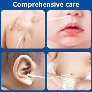 Double-ended cotton swabs