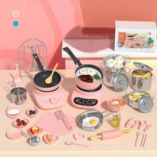 Load image into Gallery viewer, Children&#39;s Real Cooking Mini Kitchen Toys - 22 PCS Set