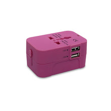 Load image into Gallery viewer, Universal Travel Adapter with Dual USB Ports