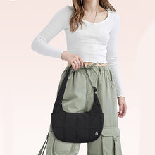 Load image into Gallery viewer, Puffer Crescent Shoulder Bag