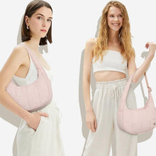 Load image into Gallery viewer, Puffer Crescent Shoulder Bag