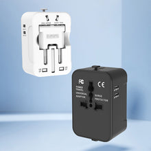 Load image into Gallery viewer, Universal Travel Adapter with Dual USB Ports