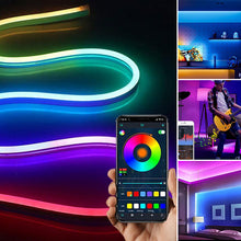 Load image into Gallery viewer, Music Sync Color Changing Strip Lights with Remote and App Control