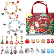 Load image into Gallery viewer, 24 Days Countdown Calendar DIY Christmas Advent Calendar Bracelets Set