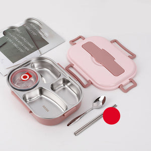 Stainless steel large capacity portable lunch box