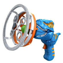 Load image into Gallery viewer, Dinosaur Wind Pad Bubble Gun