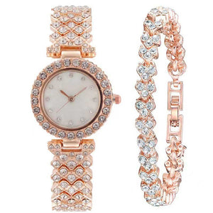 Luxury Rhinestone Watch Set