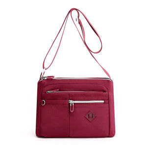 Women Lightweight Multi-Pocket Shoulder Bag