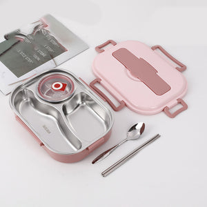 Stainless steel large capacity portable lunch box