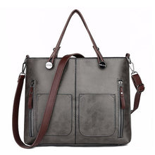Load image into Gallery viewer, Ladies Vintage Leather Shoulder Bag