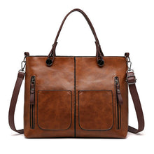Load image into Gallery viewer, Ladies Vintage Leather Shoulder Bag