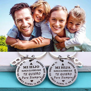 SANK®Bello llavero "Para mi Hijo e Hija"con caja de regalo (Spanish keychain)