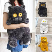 Load image into Gallery viewer, Cute Blue Cat Plush Doll