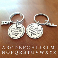 Load image into Gallery viewer, SANK®Bello llavero &quot;Para mi Hijo e Hija&quot;con caja de regalo (Spanish keychain)