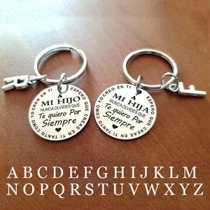 SANK®Bello llavero "Para mi Hijo e Hija"con caja de regalo (Spanish keychain)