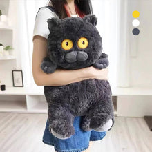Load image into Gallery viewer, Cute Blue Cat Plush Doll