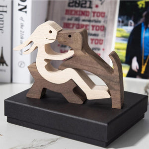 Pet Lover - Wood Sculpture Table Ornaments