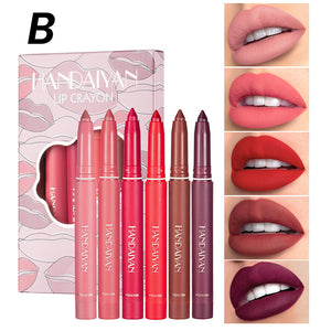 Rotating Sharpenable Matte Lipstick Pencils