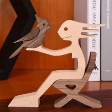 Load image into Gallery viewer, Pet Lover - Wood Sculpture Table Ornaments