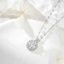 Load image into Gallery viewer, Moissanite Sunflower Pendant Necklace