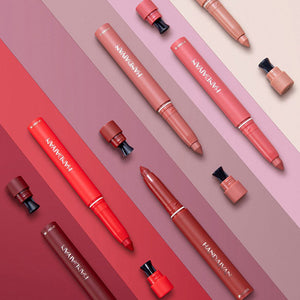 Rotating Sharpenable Matte Lipstick Pencils