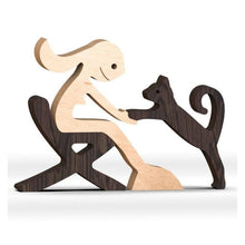 Load image into Gallery viewer, Pet Lover - Wood Sculpture Table Ornaments