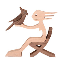 Load image into Gallery viewer, Pet Lover - Wood Sculpture Table Ornaments