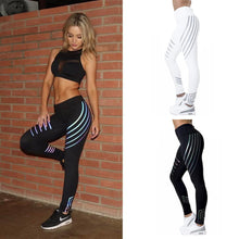 Load image into Gallery viewer, Rainbow Reflective Leggings