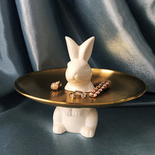 Load image into Gallery viewer, Ceramic Rabbit Plate